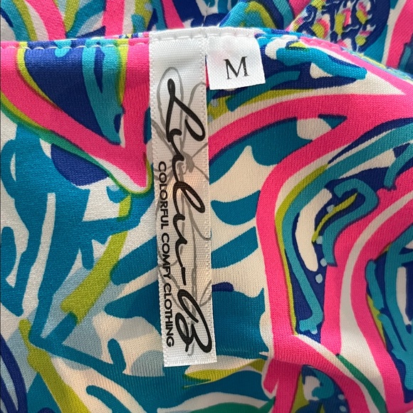 Lulu-B Bright Bold Tropical Dress Size Medium Nwot - Picture 4 of 6